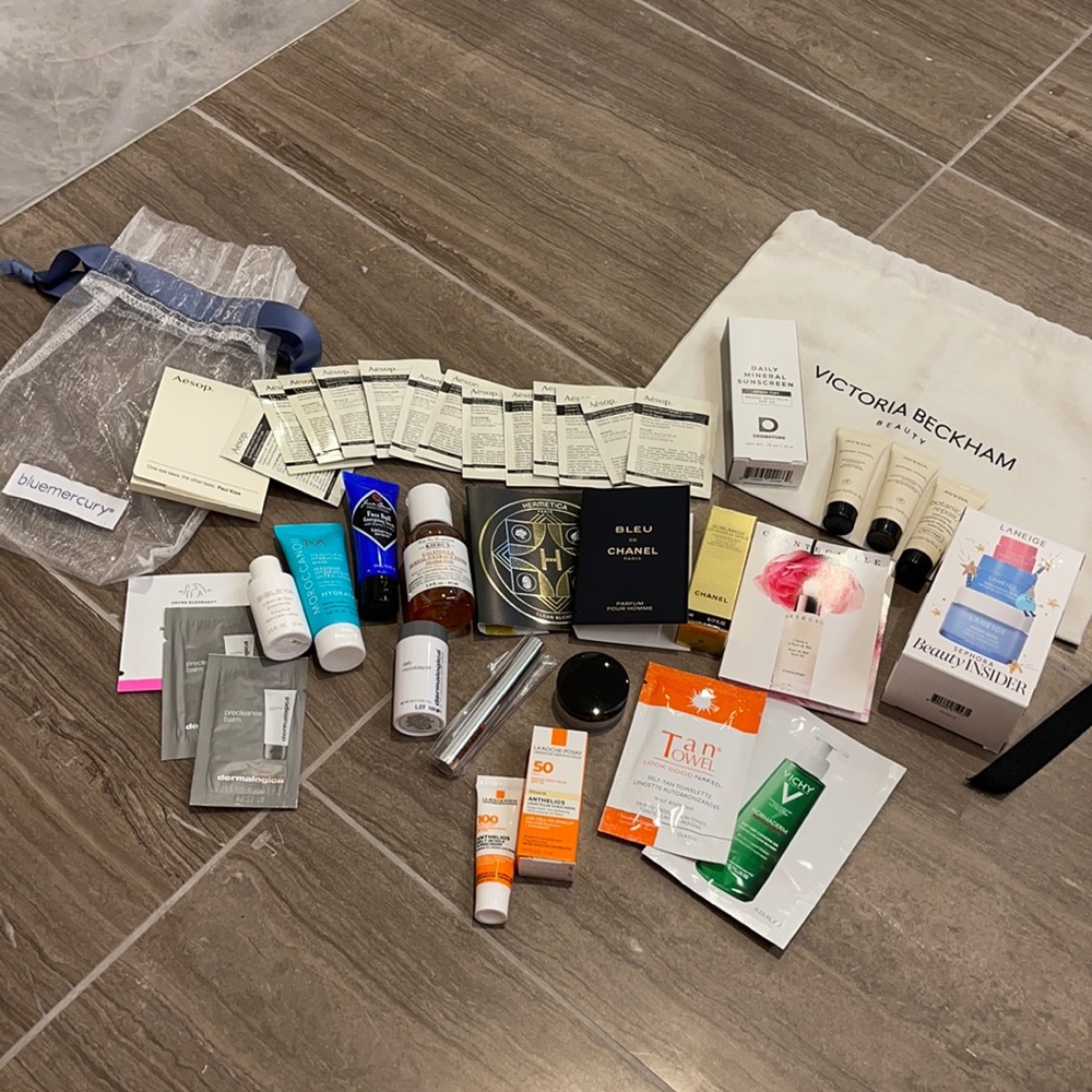 38 Luxury Makeup Skincare Samples